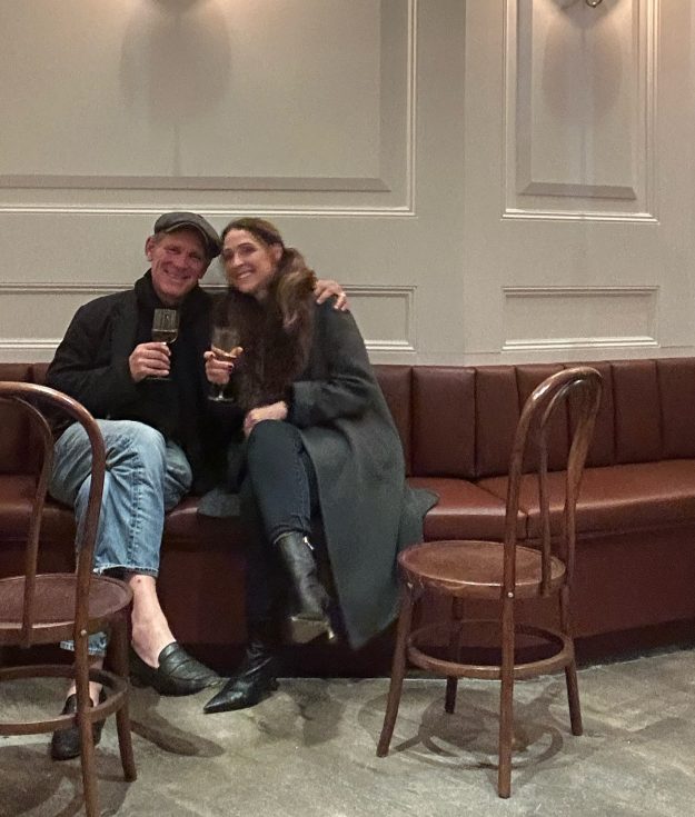 Michael and Laurie Della Femina at Lily Pond in the West Village.