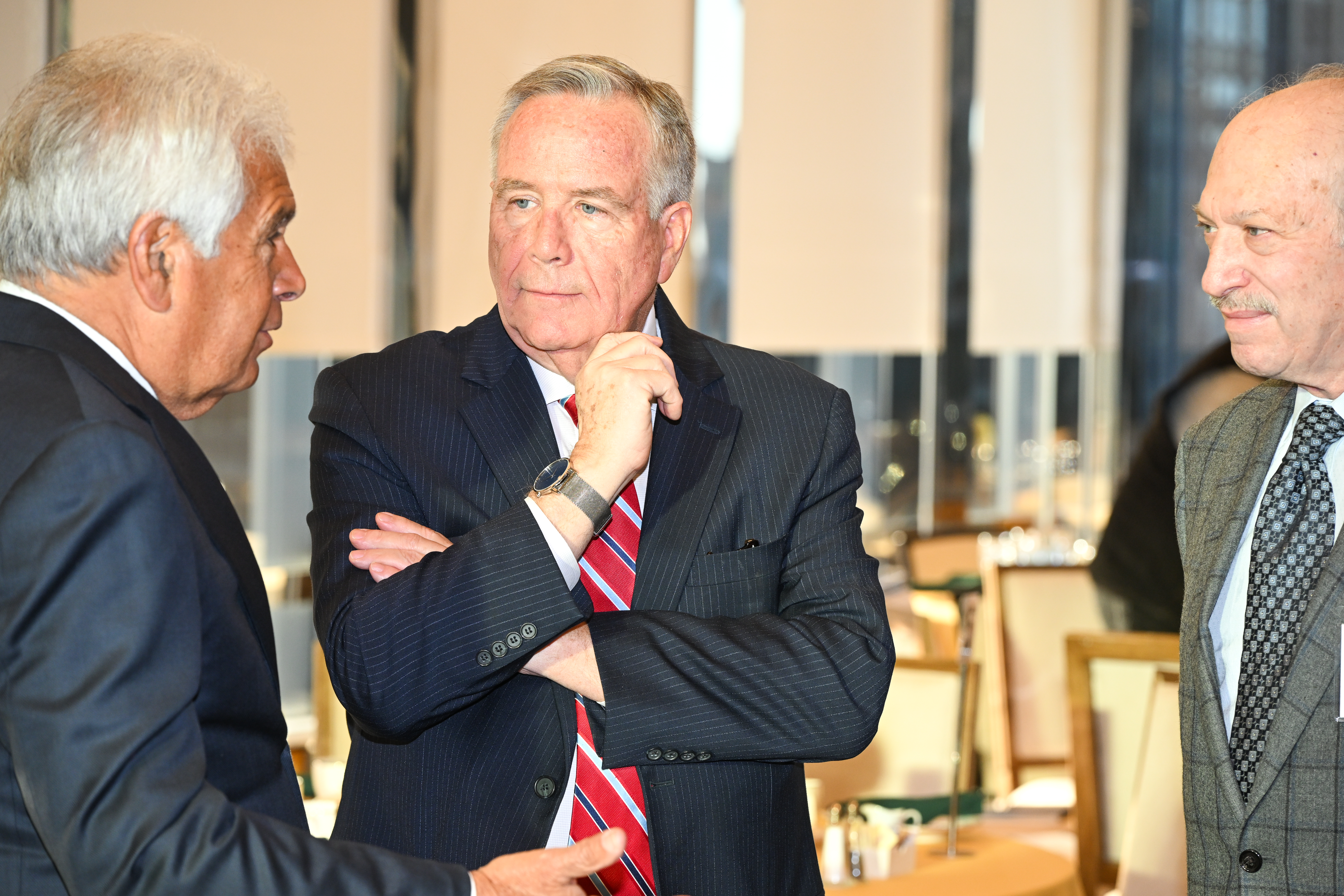 John Babcock and guests