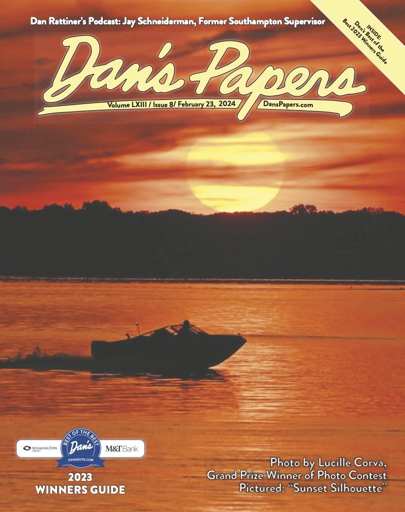 February 23, 2024 Dan's Papers cover art by Lucille Corva