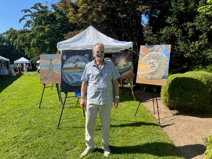 John Melillo at the Quogue Show & Sale