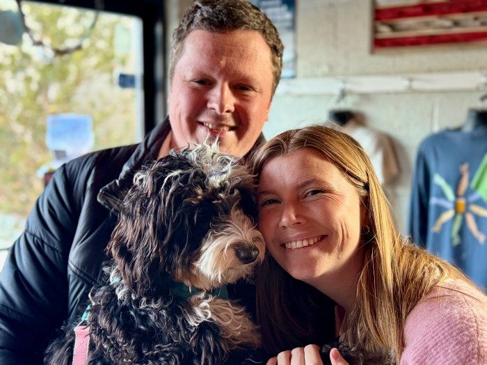 Mikayla McGrath, Oliver Davey & Maisie.