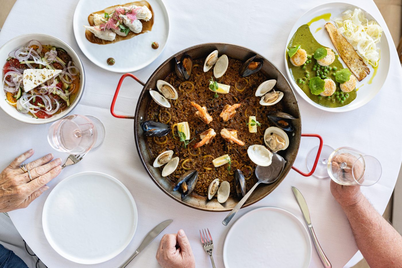 Celebrate Valentine's Day with paella at R.AIRE