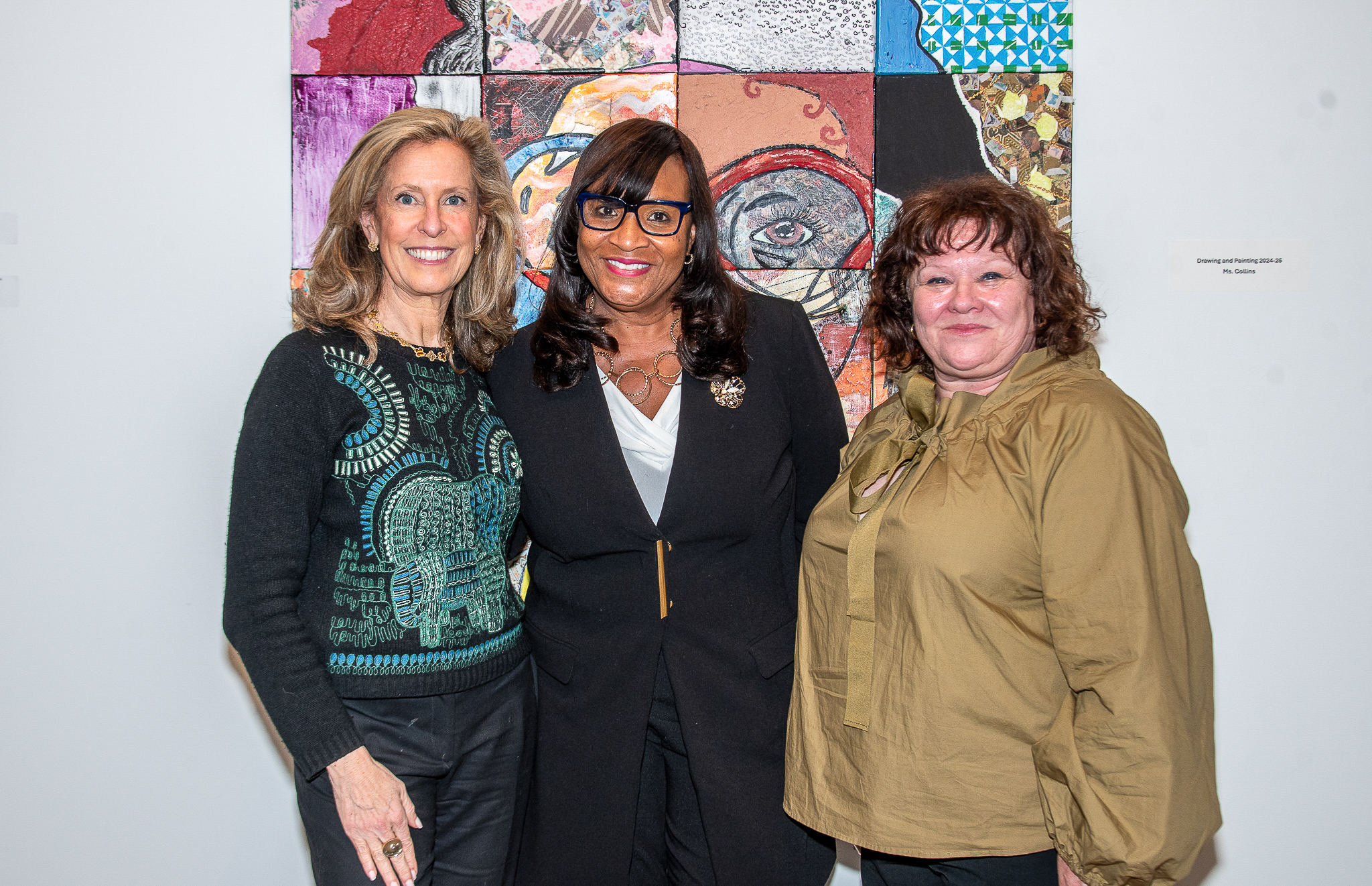 SAC Board Chair, Simone Levinson, Dr. Fatima Morrell, Superintendent of Southampton Union Free School District, Exec. Dir. SAC Christina Strassfield,_