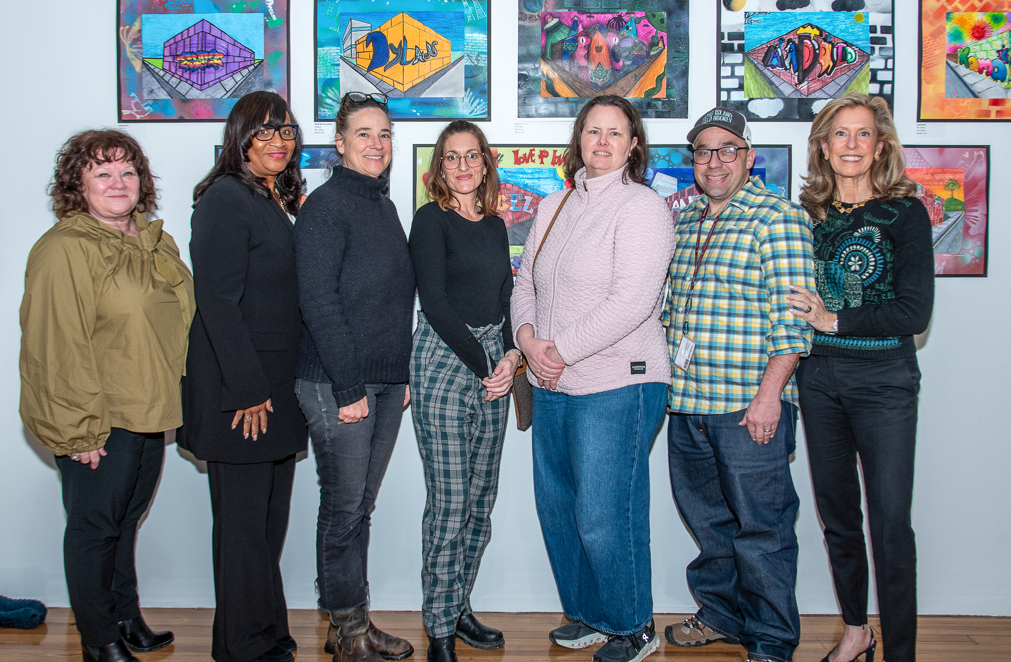 SAC Director Christina Strassfield, Dr. Fatima Morrell, Superintendent of Southampton Union Free School District, Jennifer Cherron, Justine Moody, Pamela Collins, Andrew DeLeo, Simone Levinson, Board Chair SAC