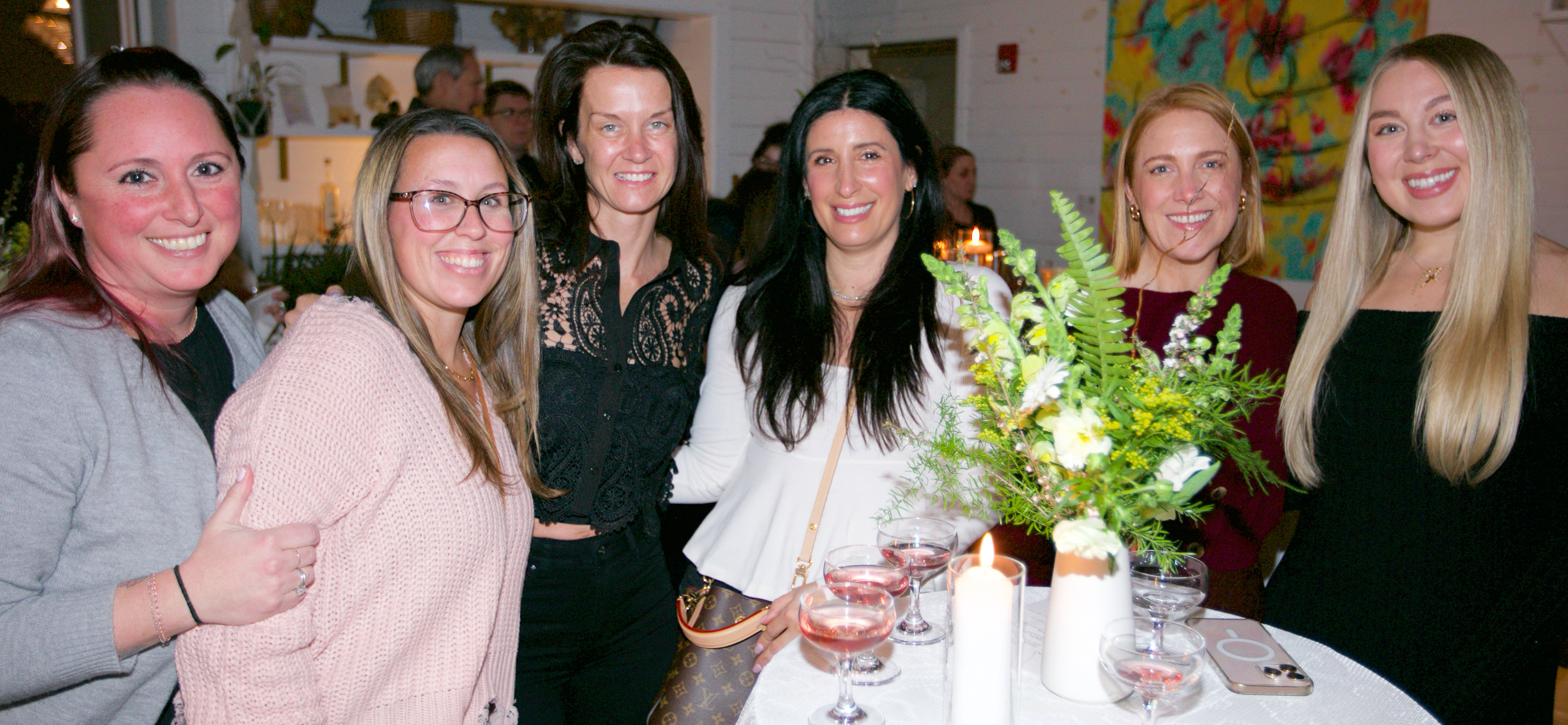 Vita Giannone, Danielle Danowski, Devin McBurnie, Jen Steele, Lacy Karl, Rita Ellis