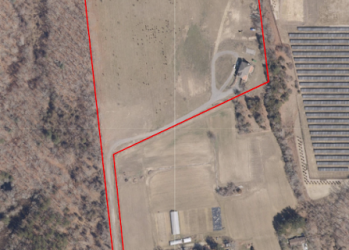 An aerial image of a proposed outdoor motorcycling track in Calverton. Credit: Nelson, Pope & Voorhis