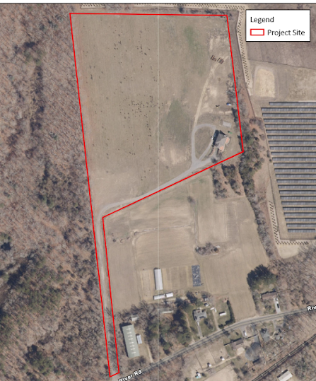 An aerial image of a proposed outdoor motorcycling track in Calverton. Credit: Nelson, Pope & Voorhis