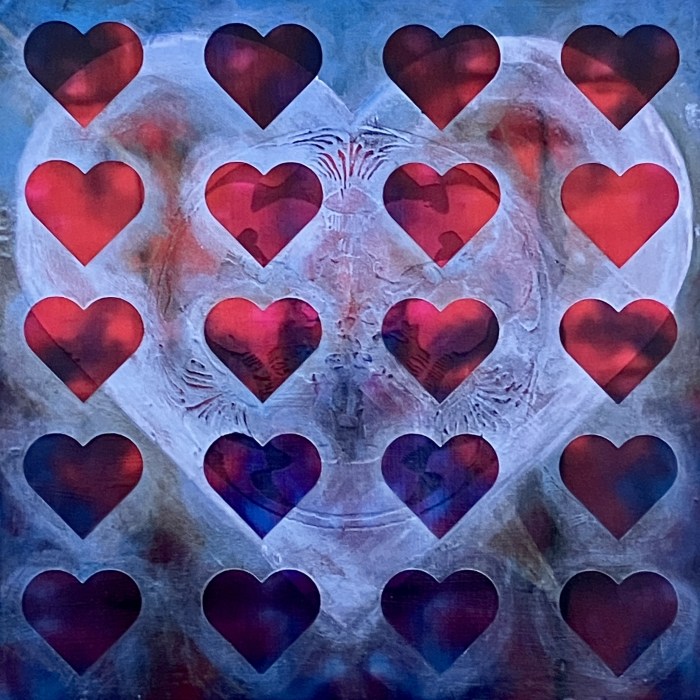 Kirstin Isle "My Blue Heart" on view in Love & Passion 21