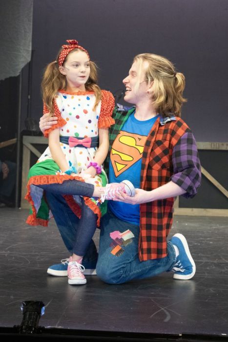 Jesus aka Keith, played by Keith Jones in Godspell at Theatre Three