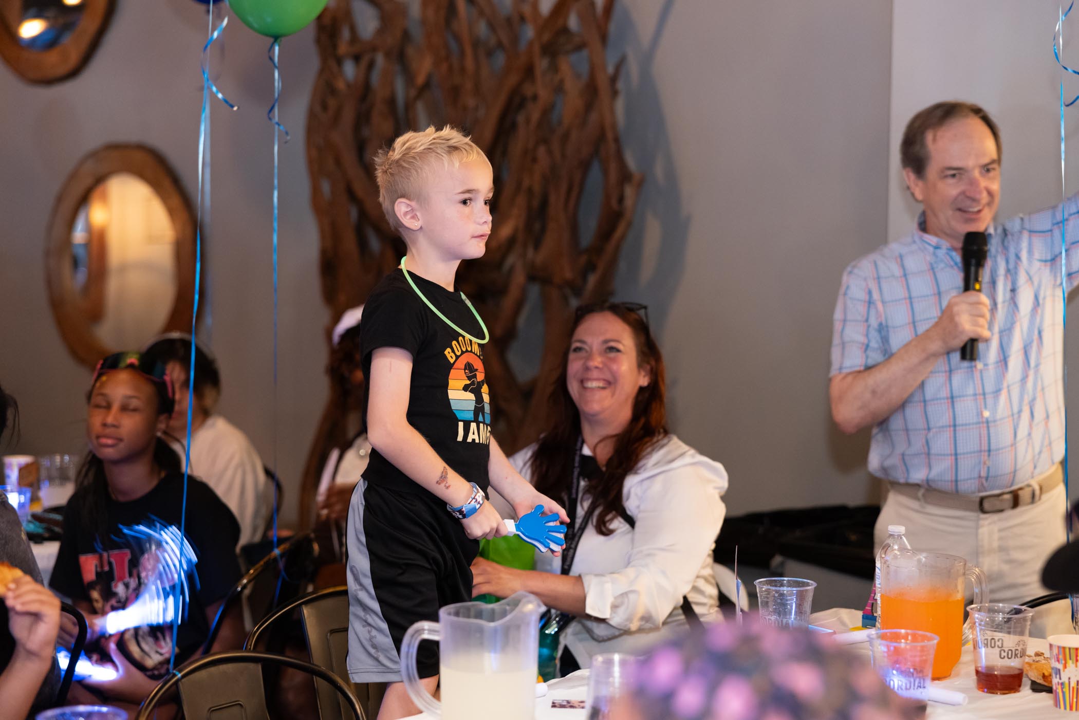 Caedyn Jynella, 7, was diagnosed with a glioma at age 1. He hopes to be a police officer some day.