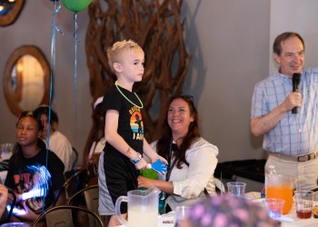 Caedyn Jynella, 7, was diagnosed with a glioma at age 1. He hopes to be a police officer some day.