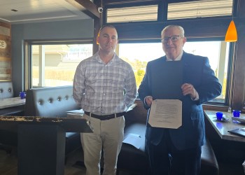 Jim Agals, Vice Flotilla Commander of East Moriches Flotilla is awarded an Auxiliary Letter Of Commendation by Chief Warrant Officer Christopher Skala Station Shinnecock Commanding Officer. Jim Agals, Vice Flotilla Commander of East Moriches Flotilla is awarded an Auxiliary Letter Of Commendation by Chief Warrant Officer Christopher Skala Station Shinnecock Commanding Officer.