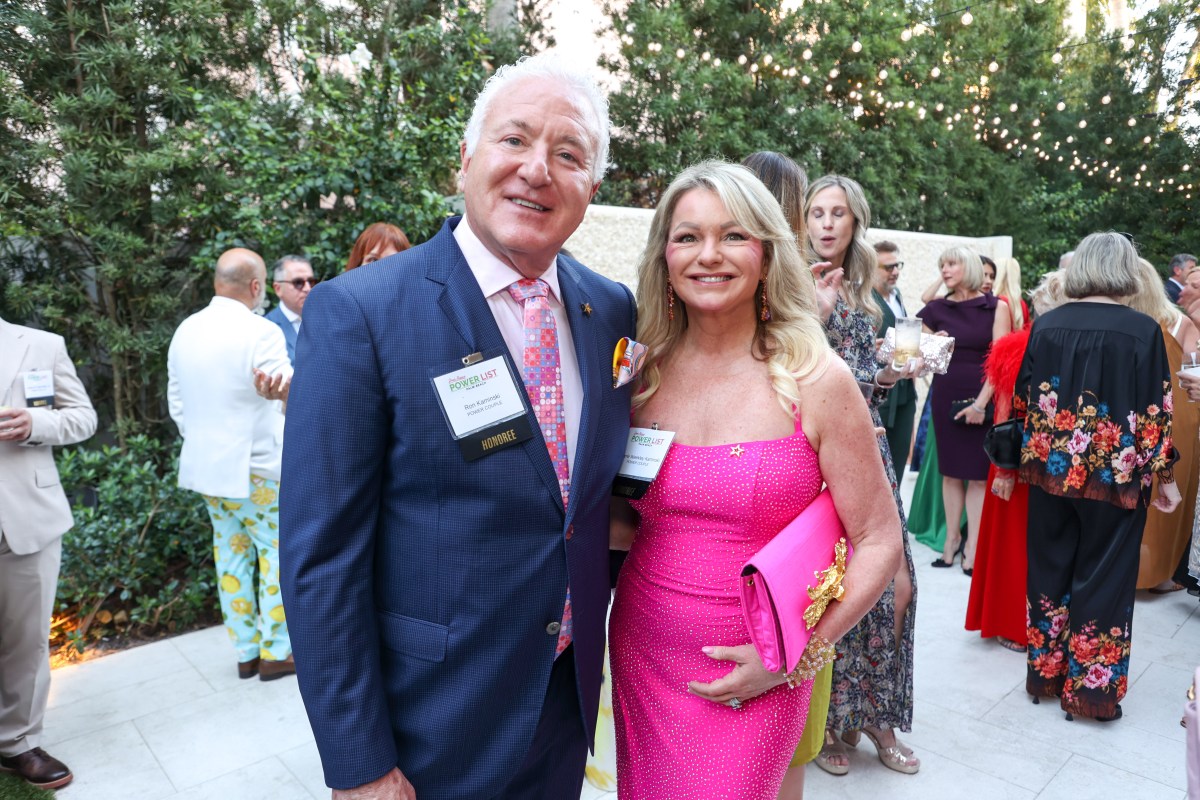 Power couple Carrie Weekley Kaminski and Ron Kaminski at 2026 Dan's Palm Beach Power List
