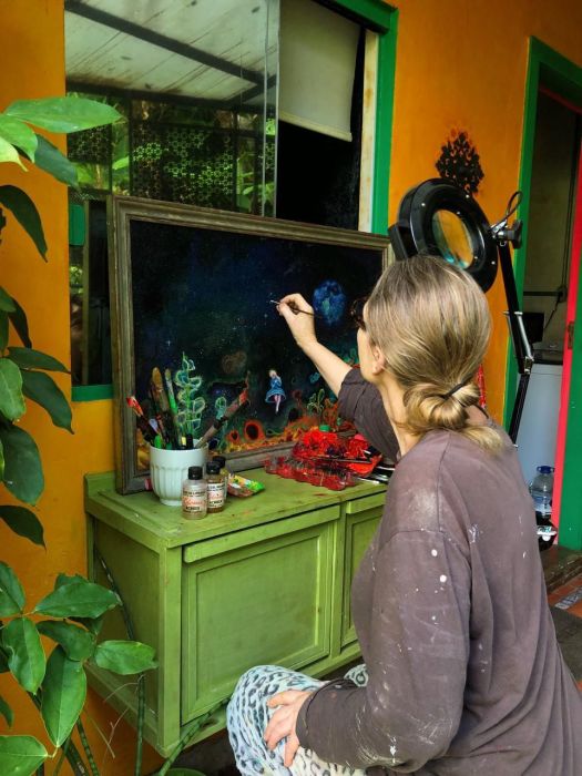 Ishbel Burnet at work