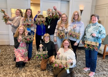 Artist Diana Conklin, Denise Misiewicz, Ann Buckley, Joan Dupay, Laura Edwards, Janice Jaworski, Mike Scuderi, Maryann Scuderi, Miranda Gatewood, Erin Roundsman, Alexa Lightbourne