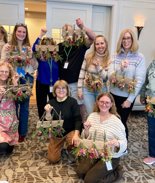 Artist Diana Conklin, Denise Misiewicz, Ann Buckley, Joan Dupay, Laura Edwards, Janice Jaworski, Mike Scuderi, Maryann Scuderi, Miranda Gatewood, Erin Roundsman, Alexa Lightbourne