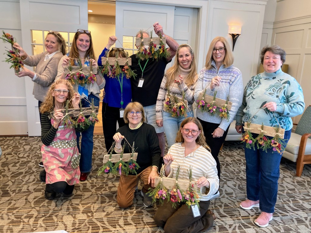 Artist Diana Conklin, Denise Misiewicz, Ann Buckley, Joan Dupay, Laura Edwards, Janice Jaworski, Mike Scuderi, Maryann Scuderi, Miranda Gatewood, Erin Roundsman, Alexa Lightbourne