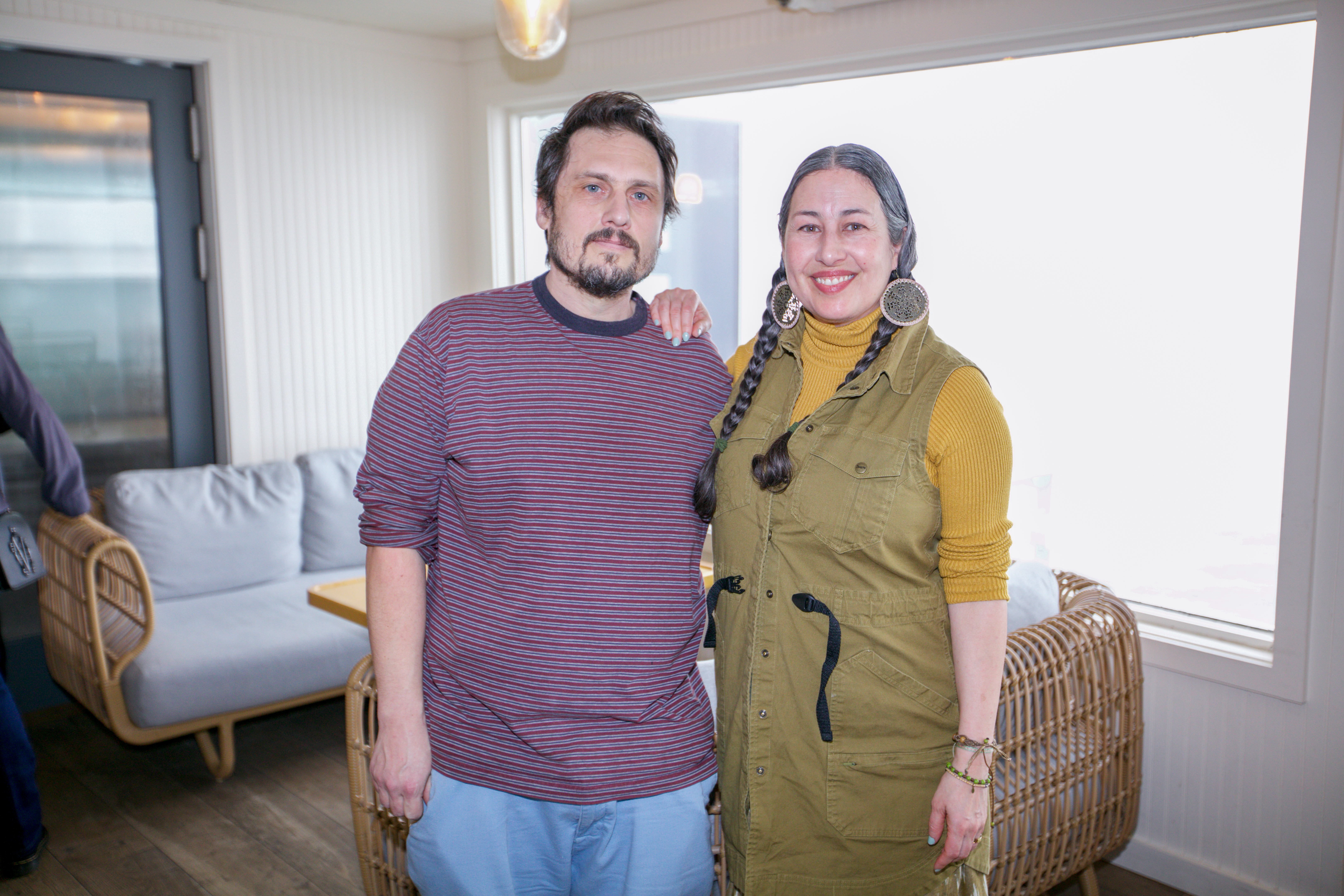 Artist Miles Partington, Artist Darlene Charneco