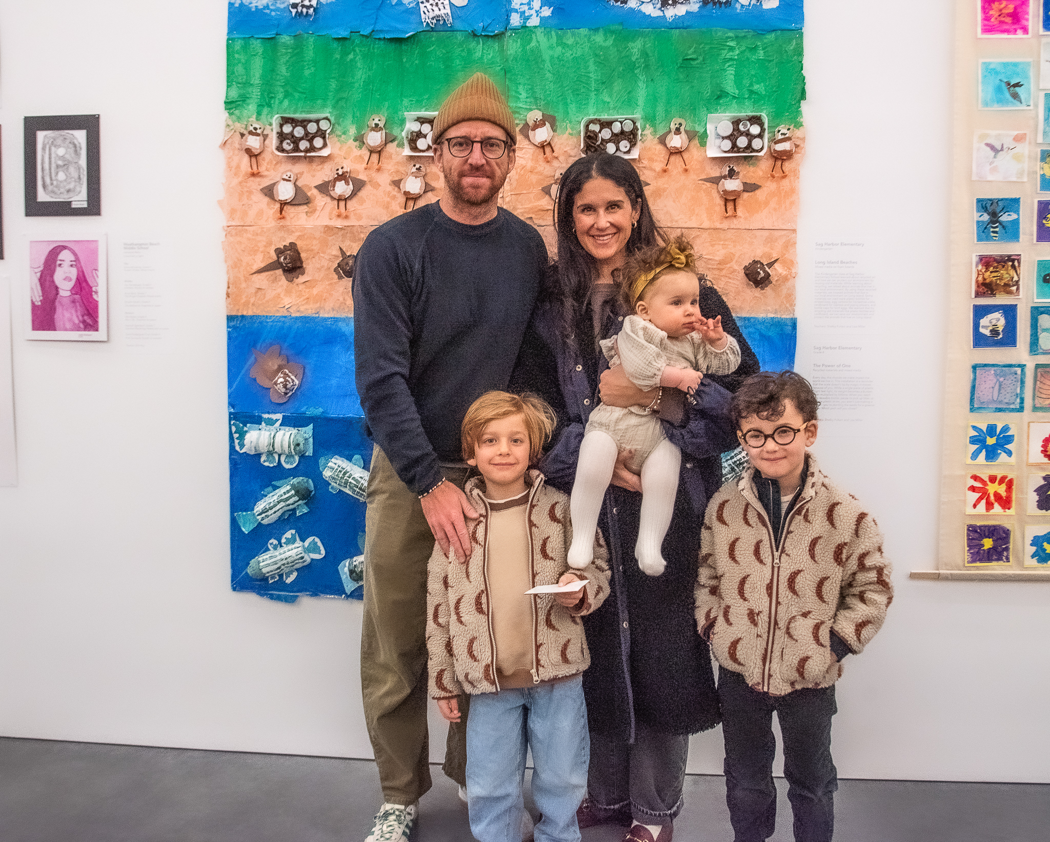 Dennis and Danielle McGovern with Coen, Hayes, and Romy