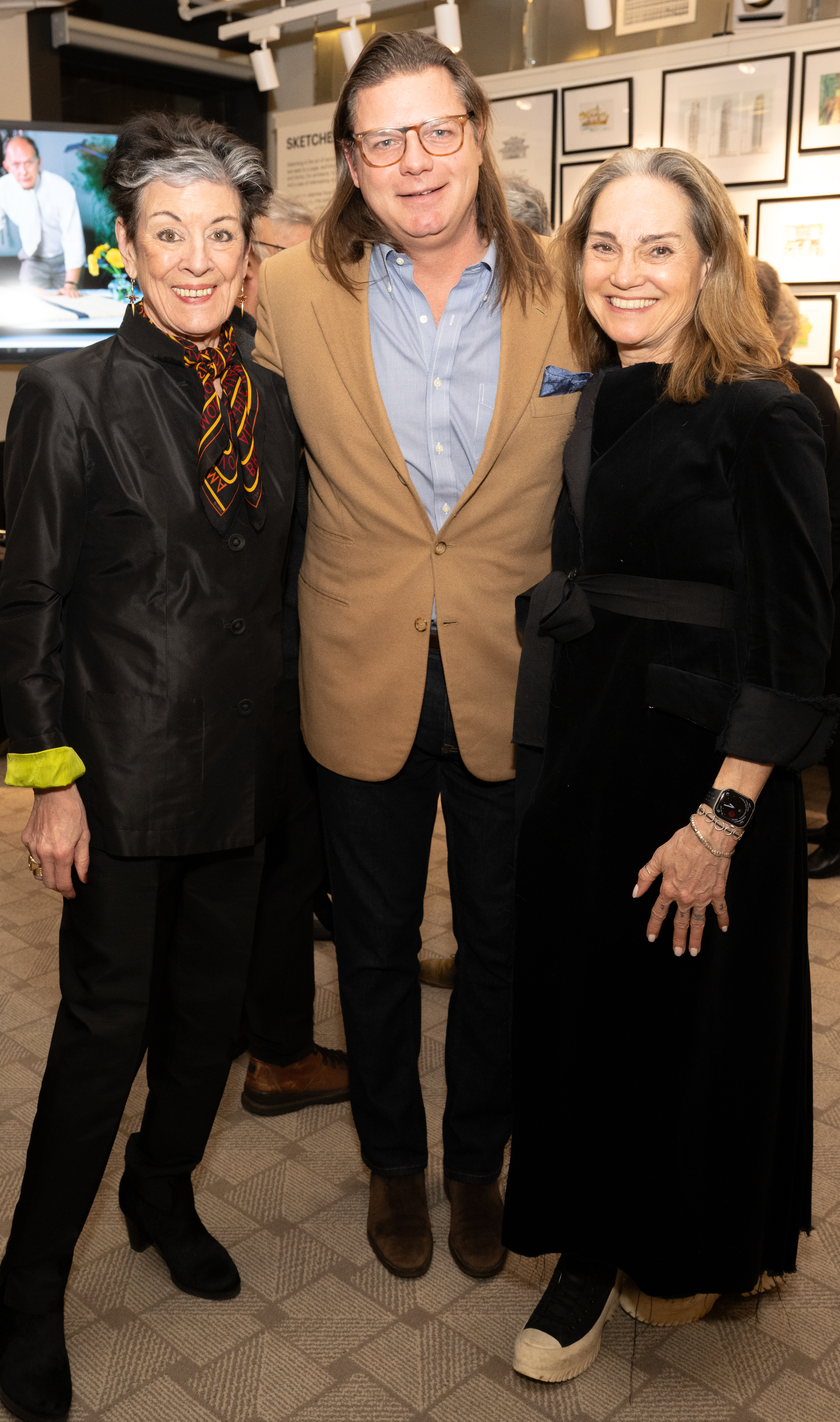 Dianne Benson, James Saloman, Carrie Rebora Barratt 