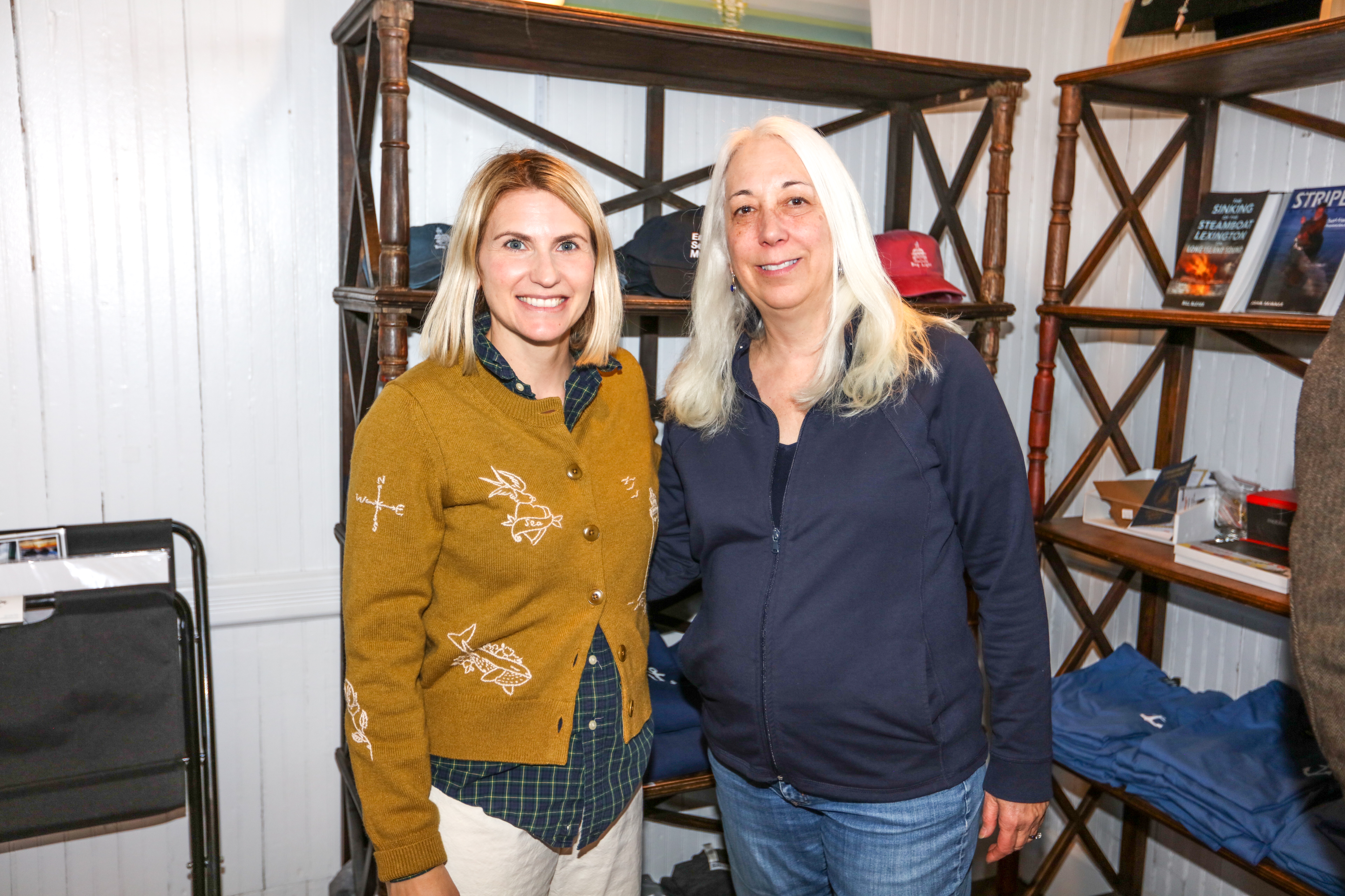 Director Of East End Seaport, Erin Kimmel , Chair Of Board Trustees Of East End Seaport, Joan Ripley