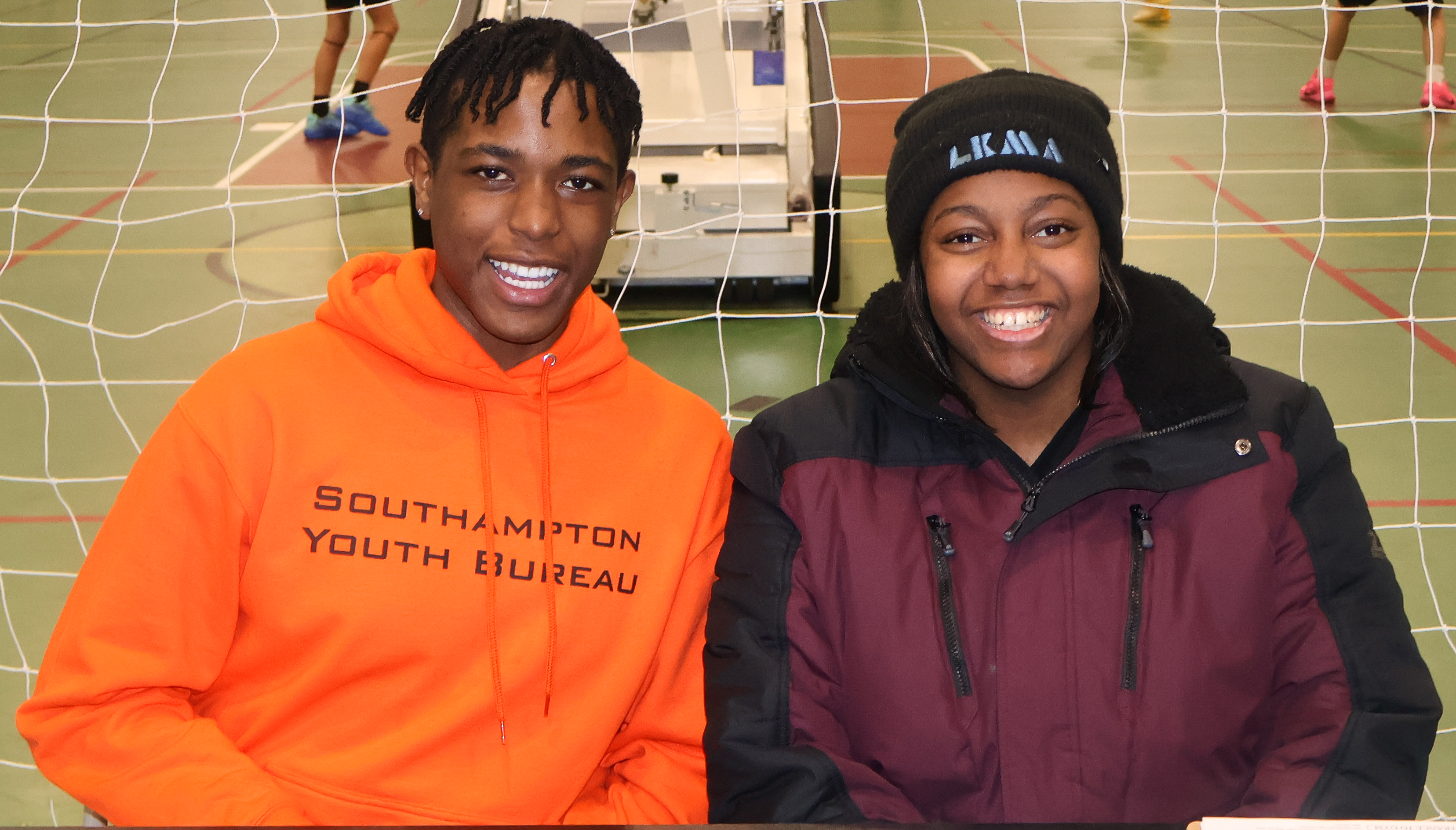 Donye and Hope Serve as SYB Staff and Scorekeepers