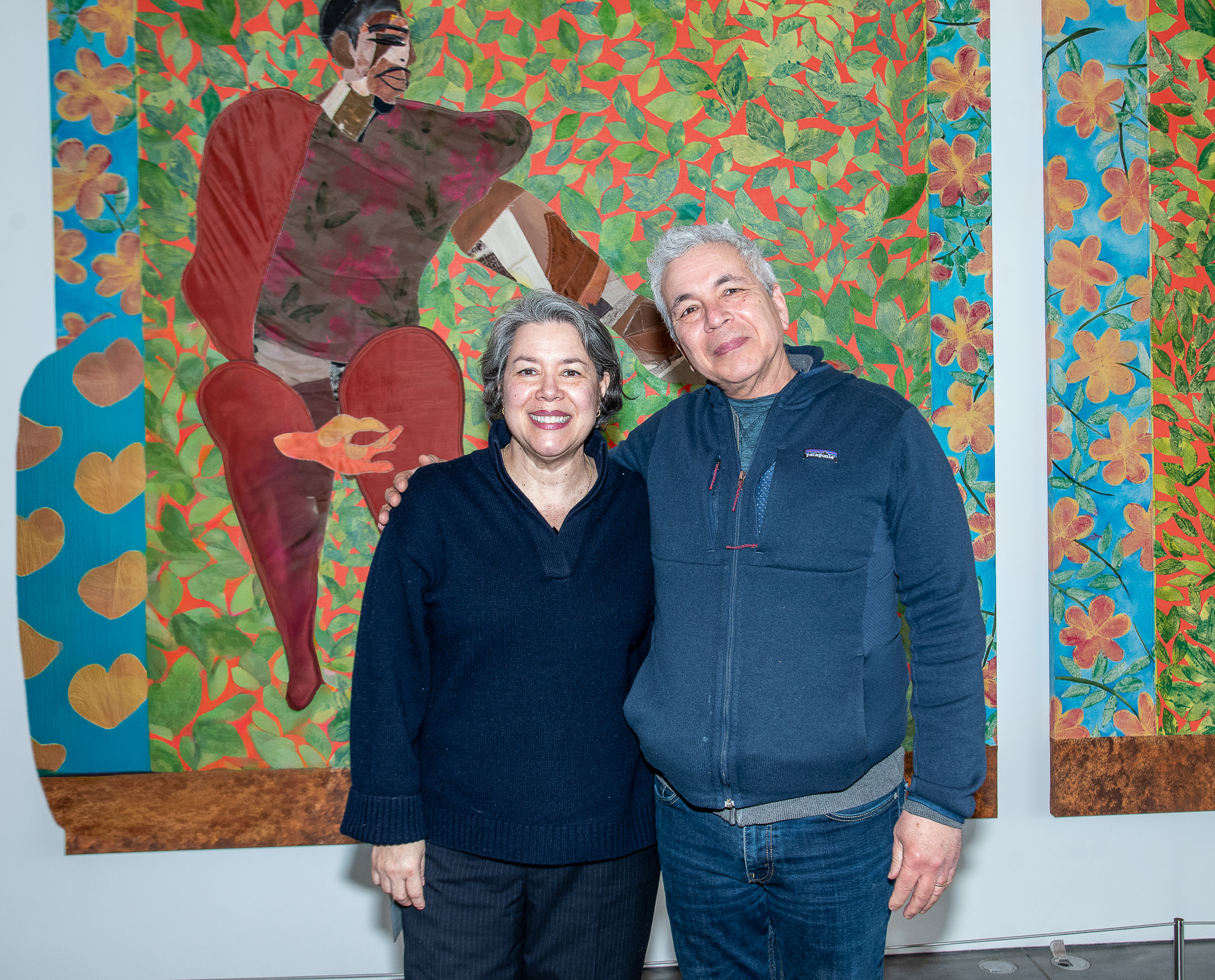 Executive Director of the Parrish Monica Ramirez-Montagut and Philippe Cheng