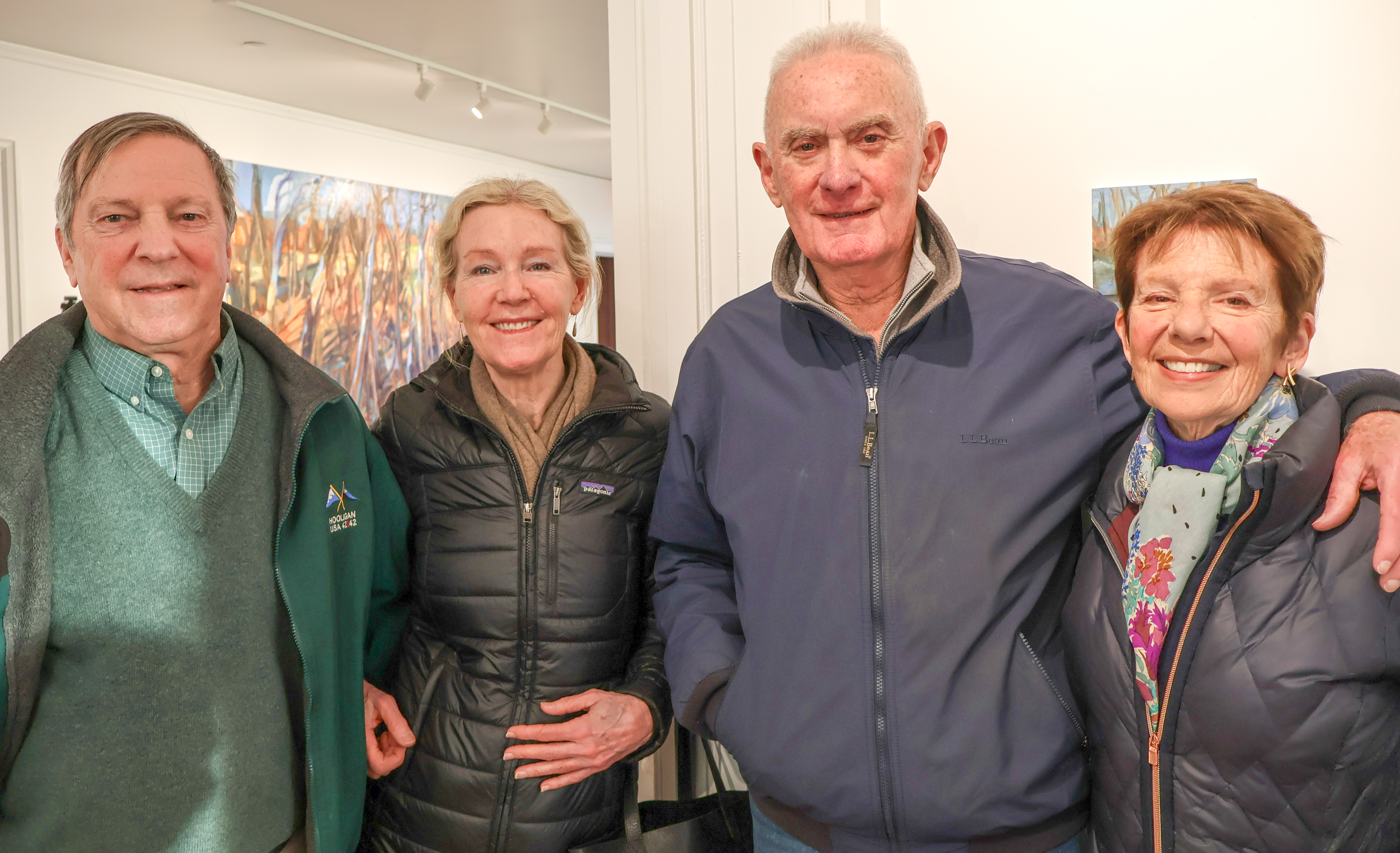 George Muhlfeld, Marilla Pearsalle, Carolyn and Jerry Ouderkirk