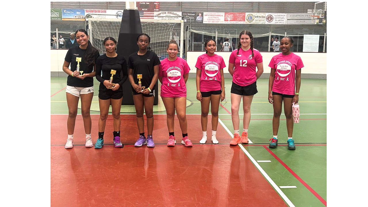 Girls Division Champions Celebrate 1st Place Victory