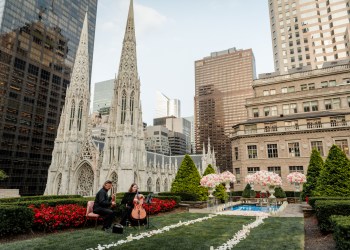 A scenic wedding proposal staged at 620 Loft & Garden. Worth every penny.
