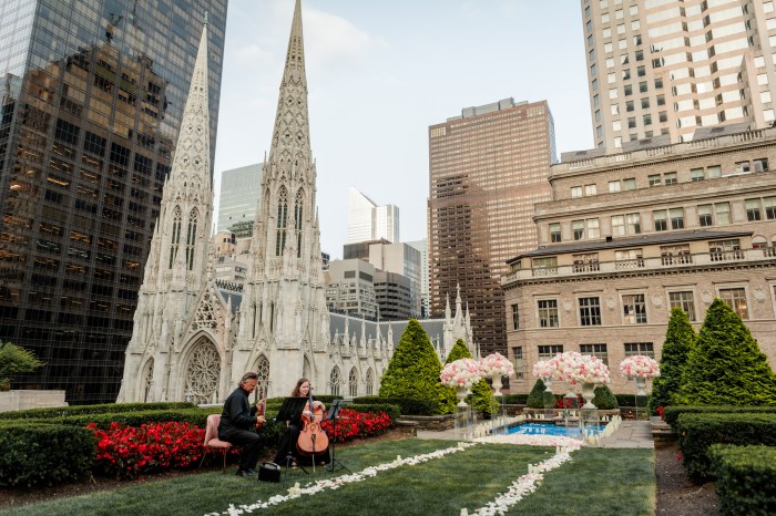 A scenic wedding proposal staged at 620 Loft & Garden. Worth every penny.