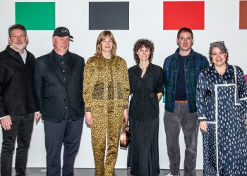 Ian Berry, Jack Shear, Corinne Erni, Scout Hutchinson, Jon Rider, Monica Ramirez-Montagut, Executive Director of The Parrish