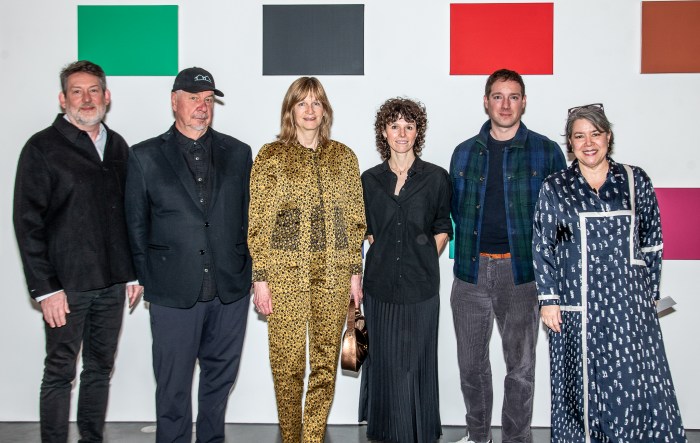 Ian Berry, Jack Shear, Corinne Erni, Scout Hutchinson, Jon Rider, Monica Ramirez-Montagut, Executive Director of The Parrish