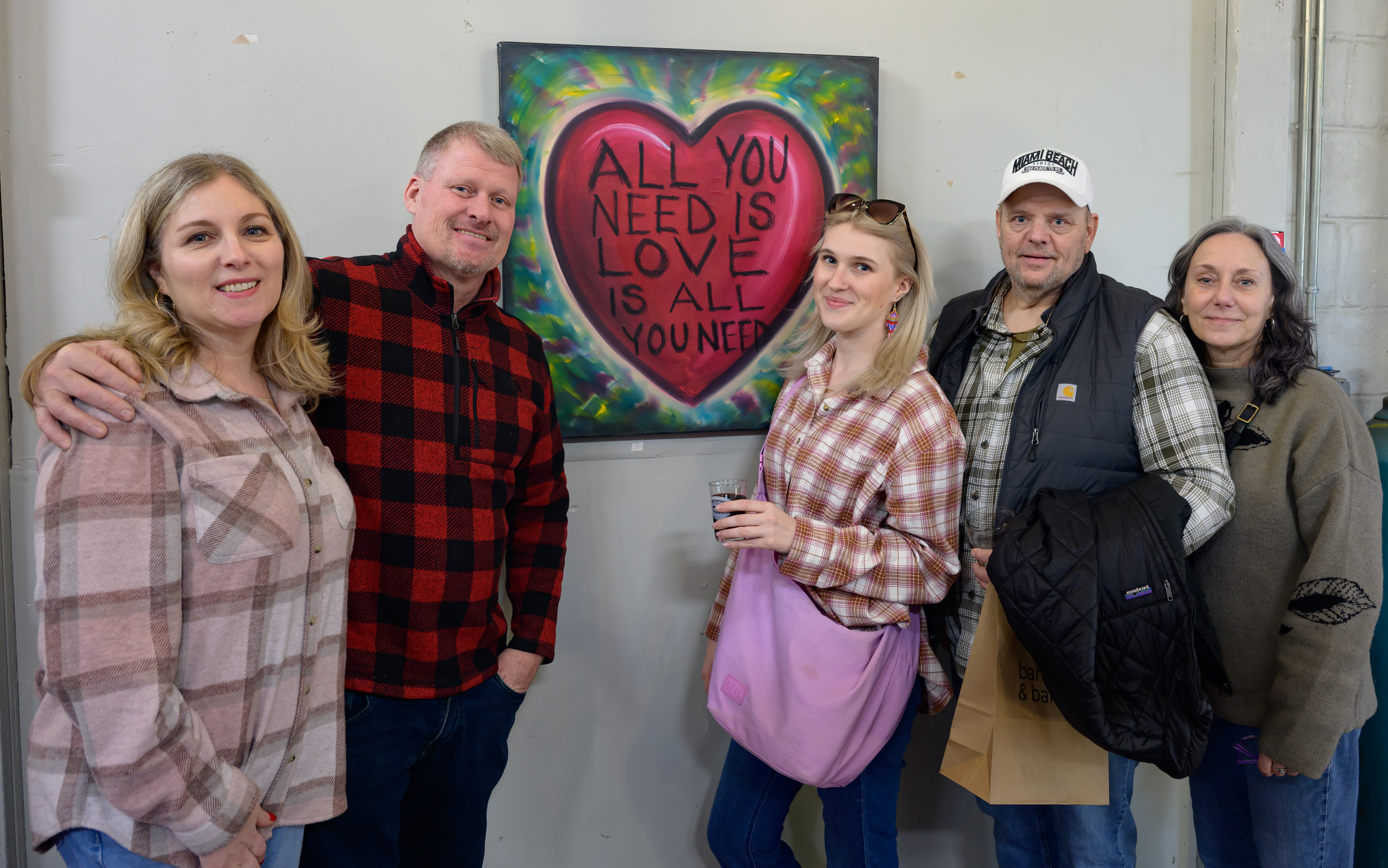 Jennifer, Craig, and Kayla Larsen, Michael and Janet Jackowski