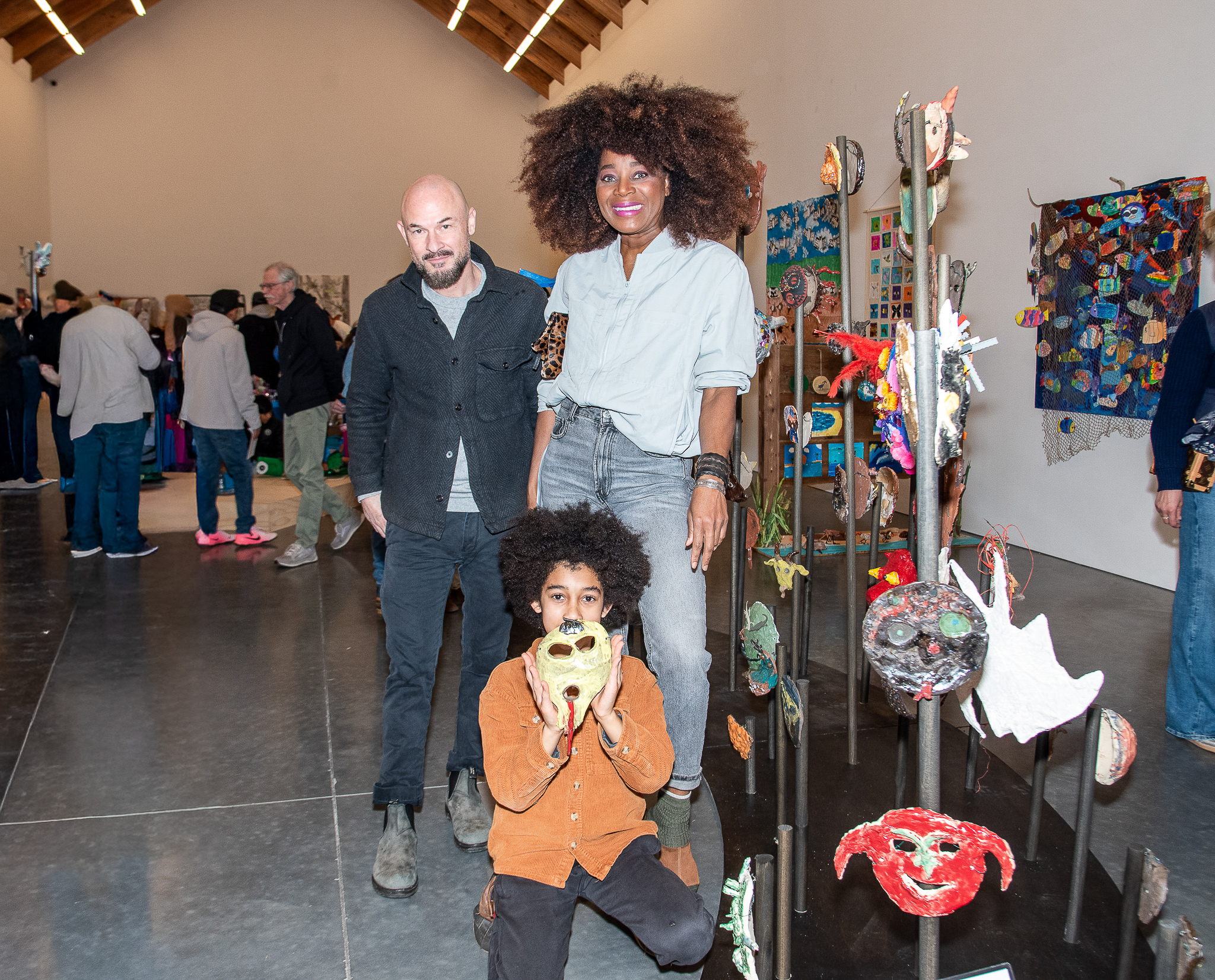 Juan and Karen Zeledon with Luca