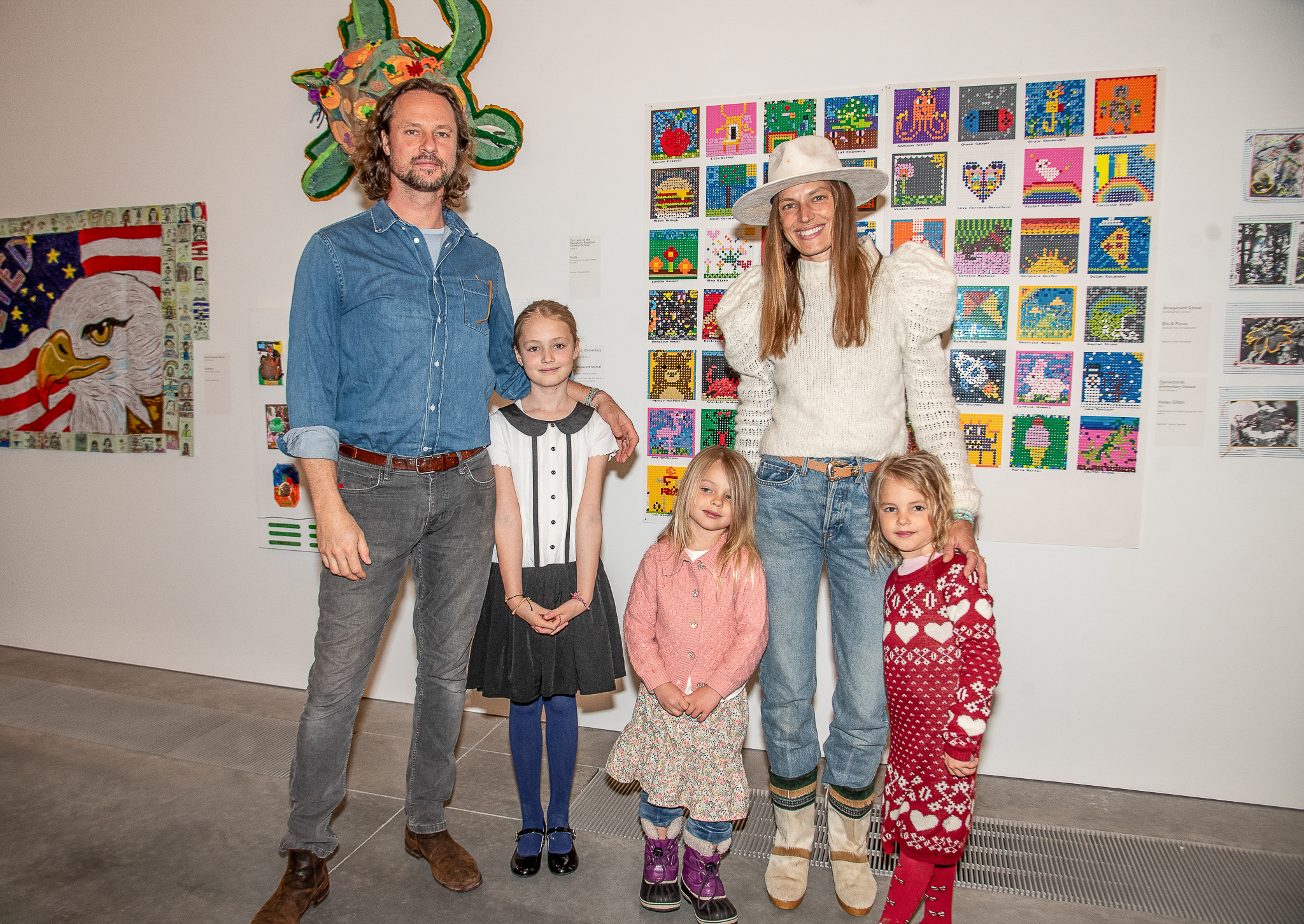Ludi and Zuzanna Salm with Louisa, Josephine, and Franciska