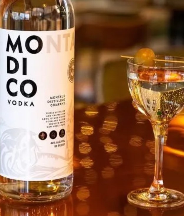 Montauk Distilling Co. Modico Martini.