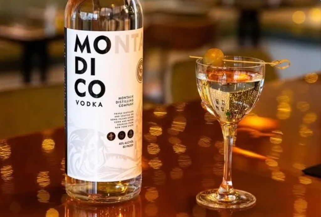Montauk Distilling Co. Modico Martini.