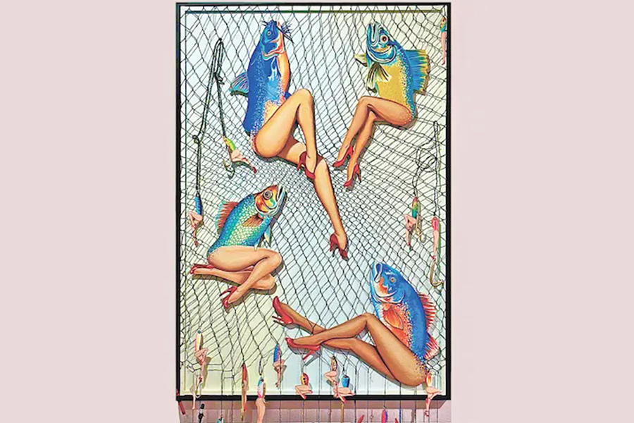 April 2026 Dan's Papers Palm Beach cover art (detail) by Padina Bondar, Courtesy DTR Modern Gallery