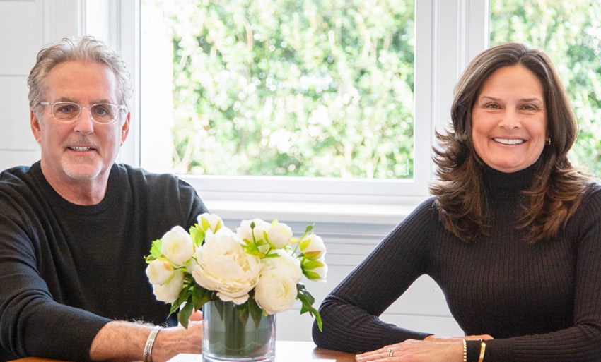 Patty Oakley and Brian Leicht form the Oakley-Leicht Team