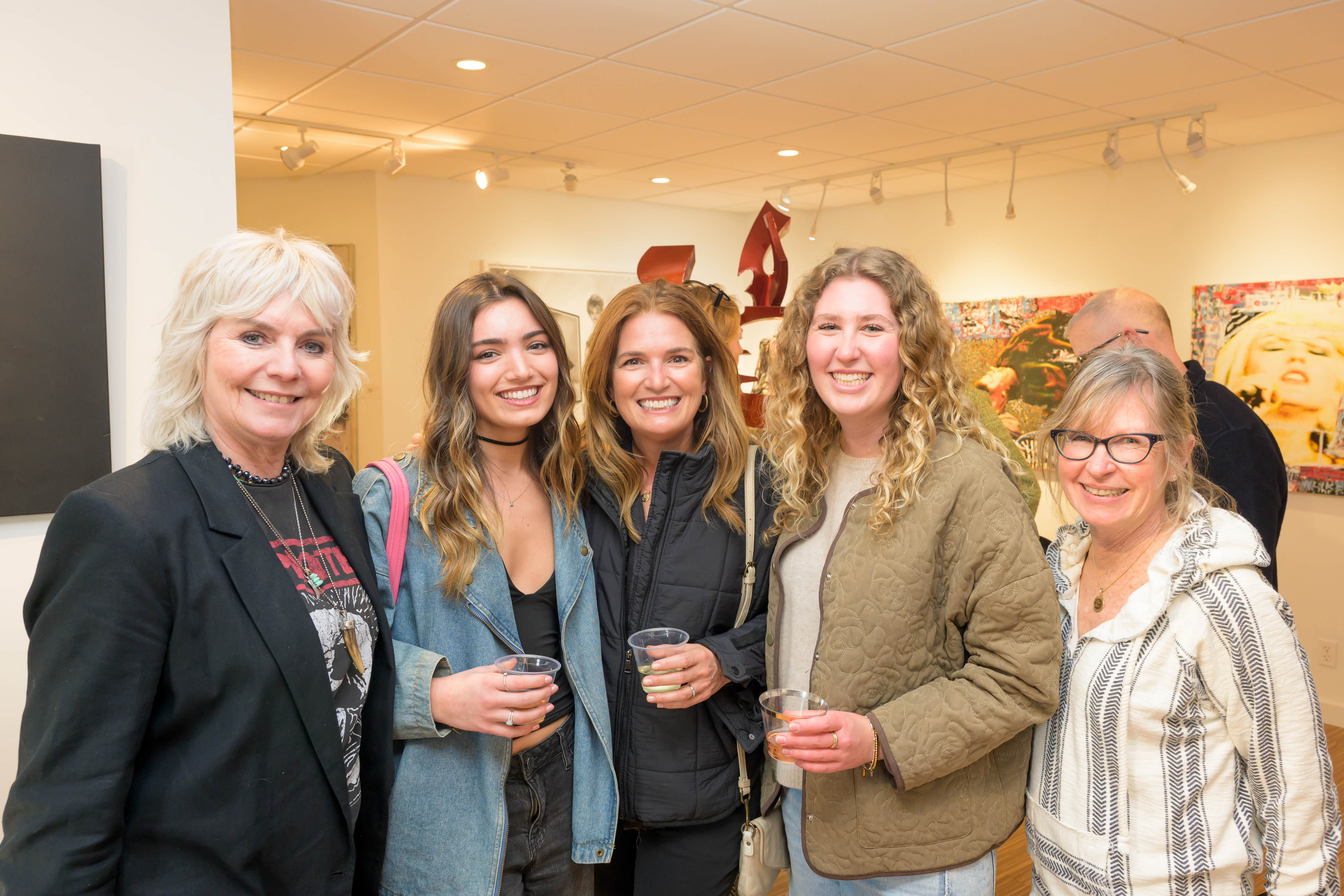 Samantha Hall, Amanda Krahe, Tammy Krarhe, Mia and Karen Pardini