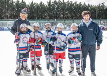 Southampton youth hockey players and coaches
