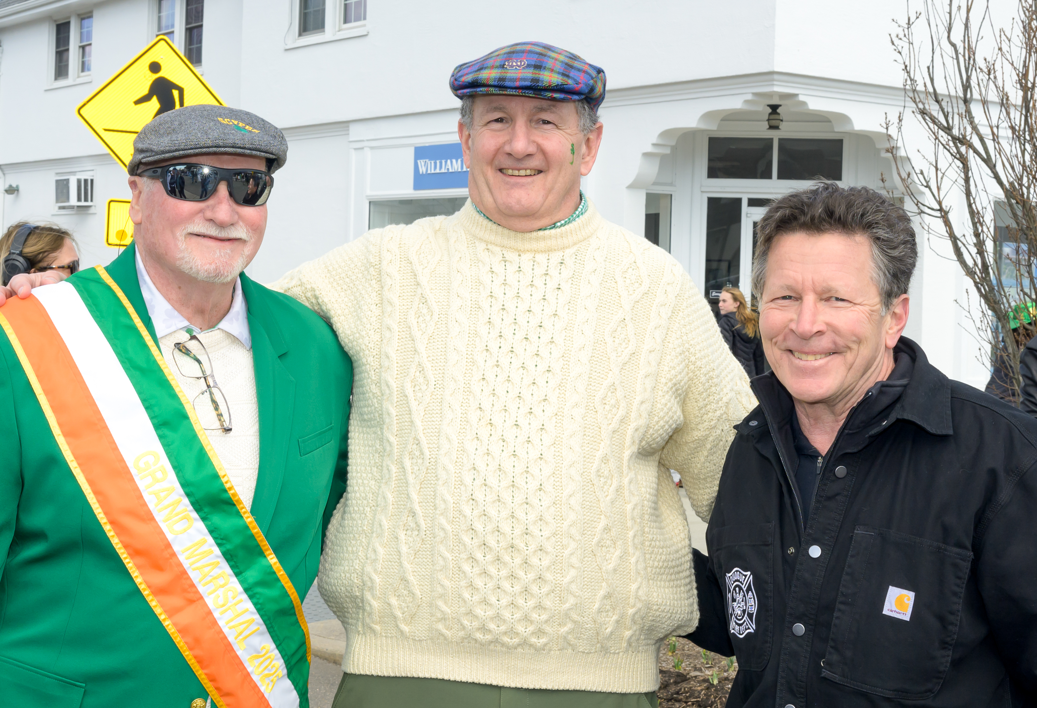 Stev Frano, Judge Robert Kelly, Quogue Mayor Bob Treuhold
