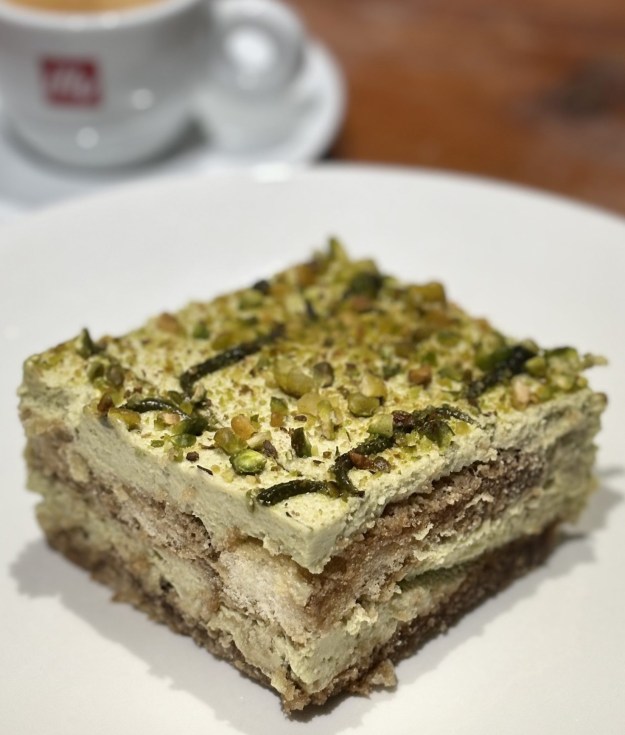 Homemade Pistachio Tiramisu