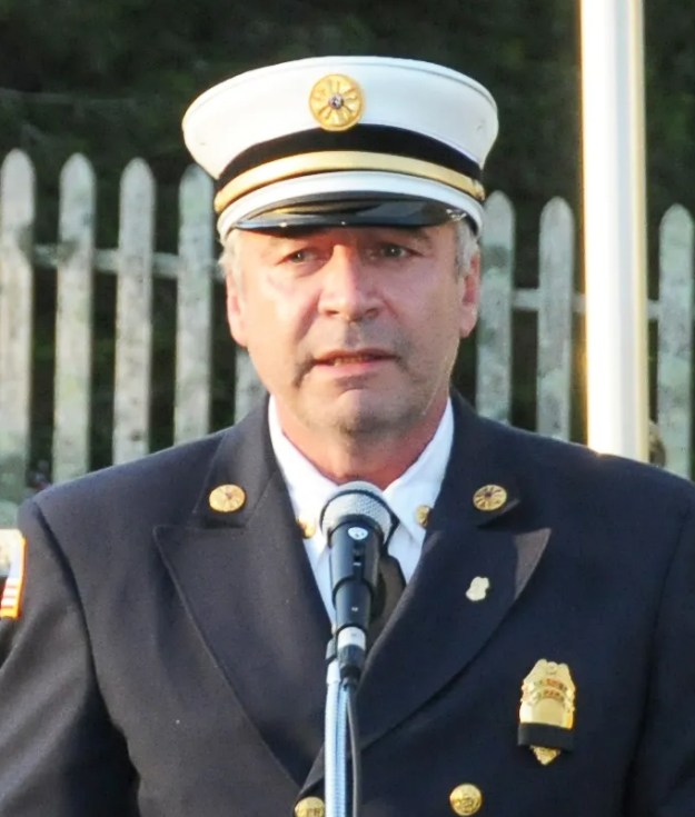 Sag Harbor Village Mayor Tom Gardella when he served as the village fire chief