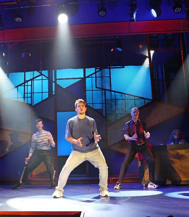 The Full Monty onstage, Courtesy of The Gateway Playhouse