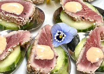 The Sesame-Crusted Tuna at Claude's