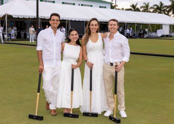 Brandon Cabrera, Olivia Cabrera, Mariana and Quinn Berry