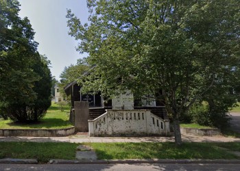 The church at 209 Windmill Lane in Southampton is hard to see