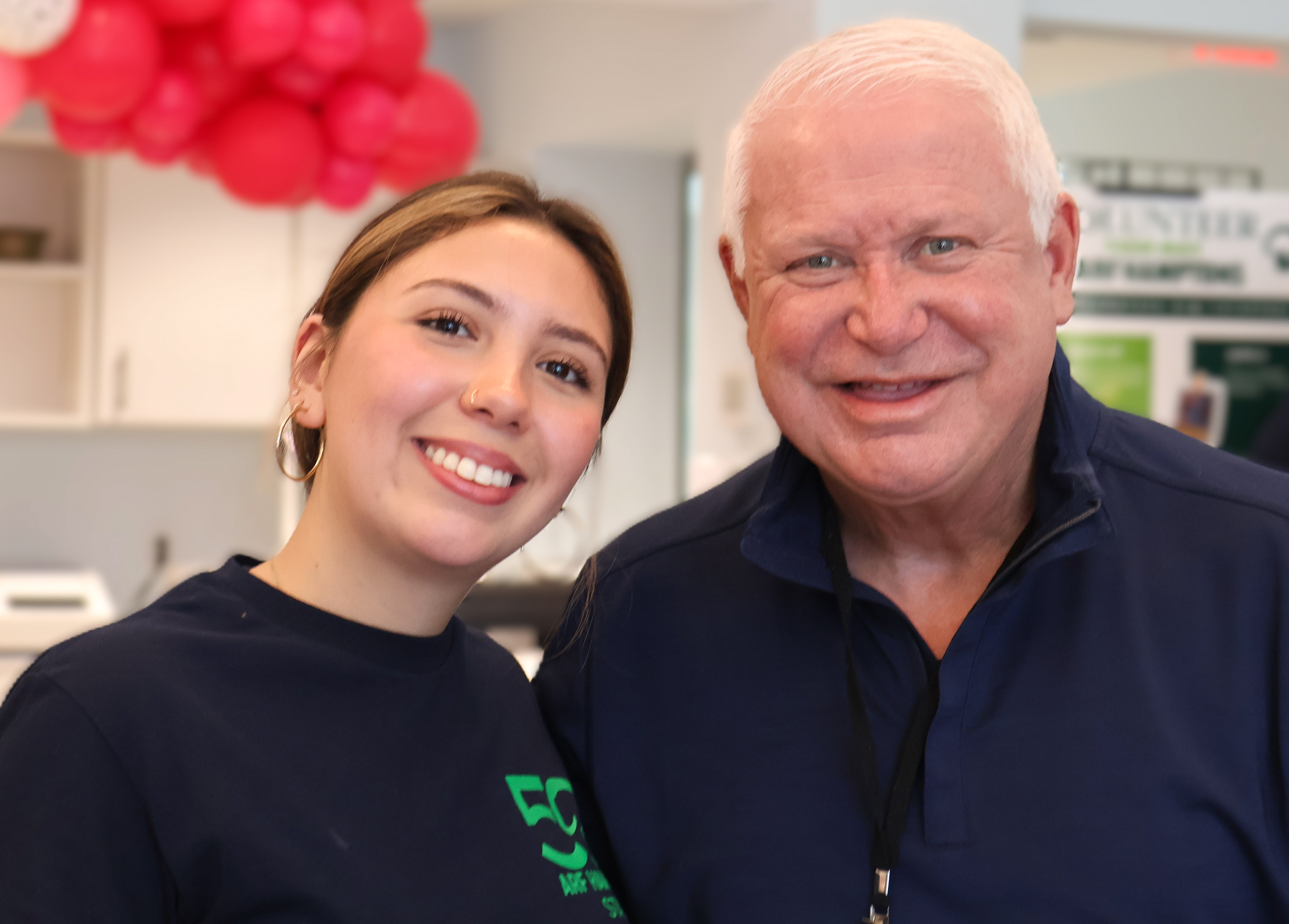 ARF Adoption Coordinator Joan Gutierrez with 20 year Volunteer Randy Wallace